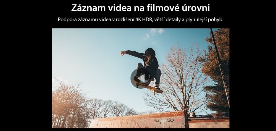 UMIDIGI BISON GT2 Pro natáčení videa ve 4K